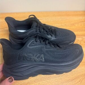 Hoka Charcoal Athletic Sneakers